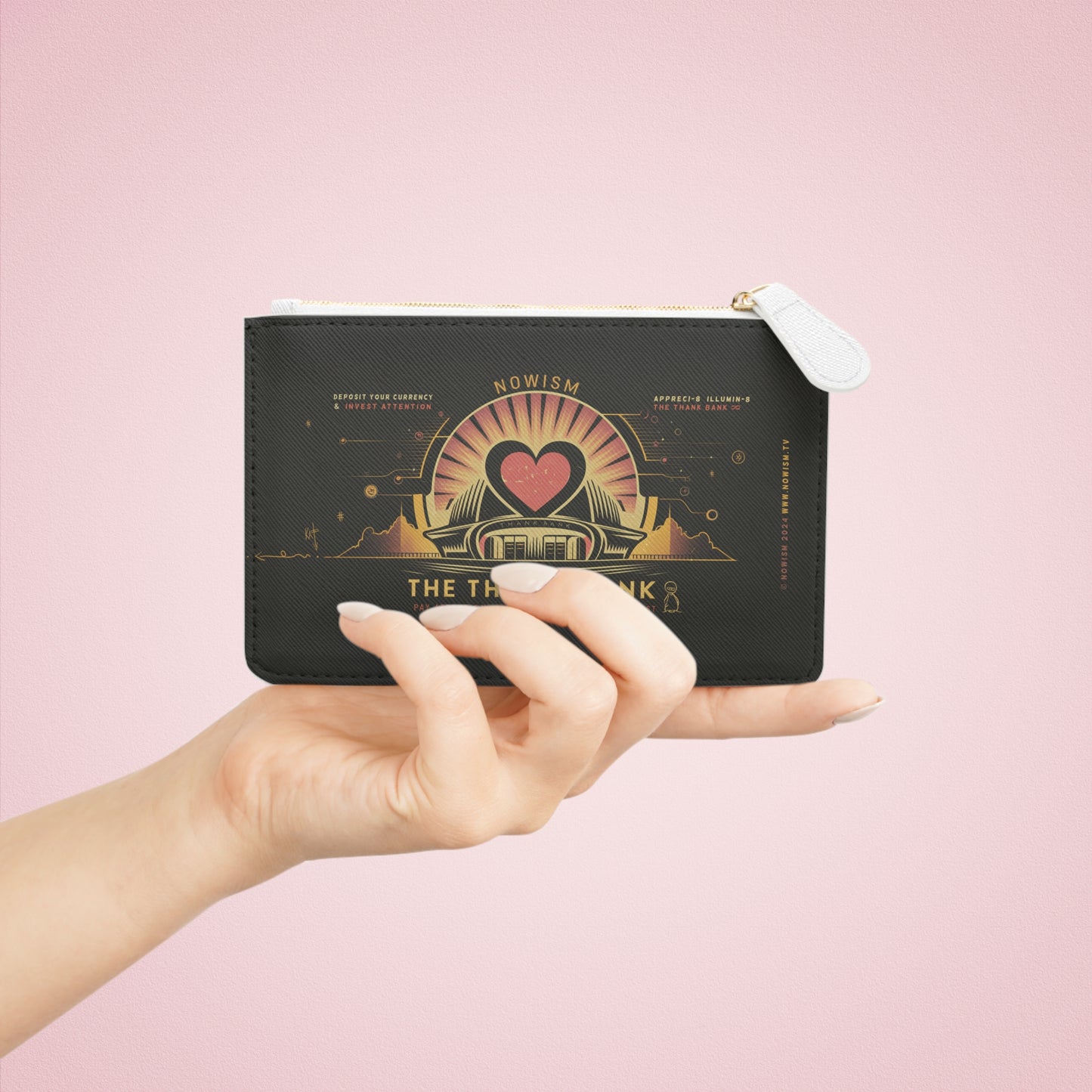 Thank Bank Mini Clutch Bag