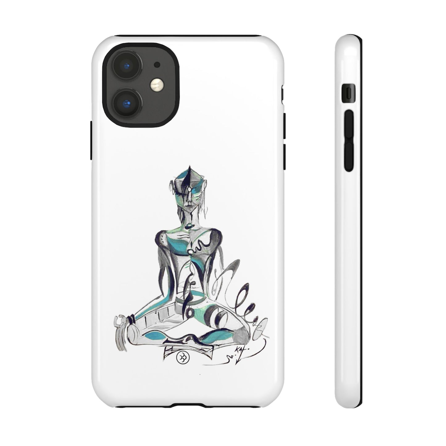 Blue Mediman Phone Case