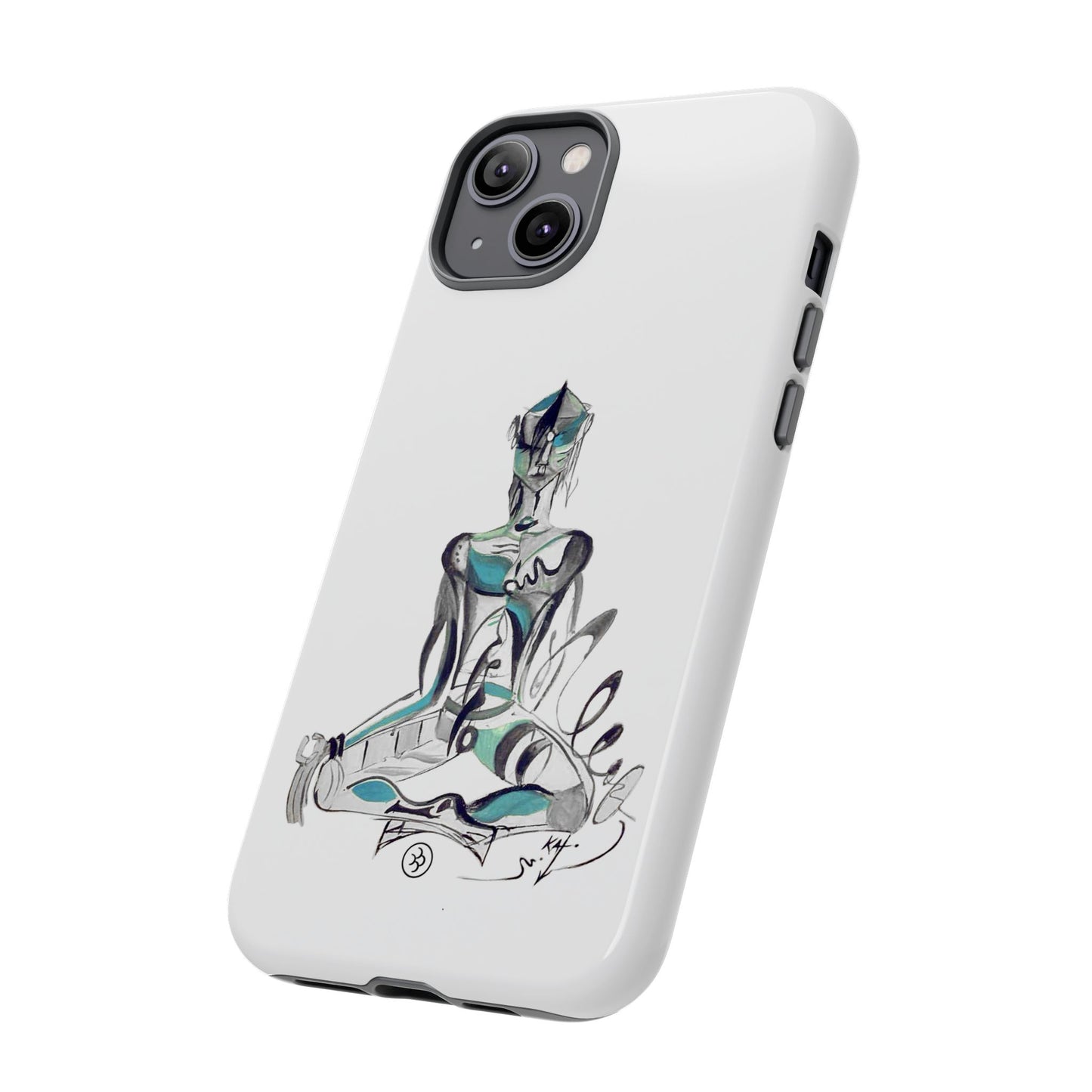 Blue Mediman Phone Case