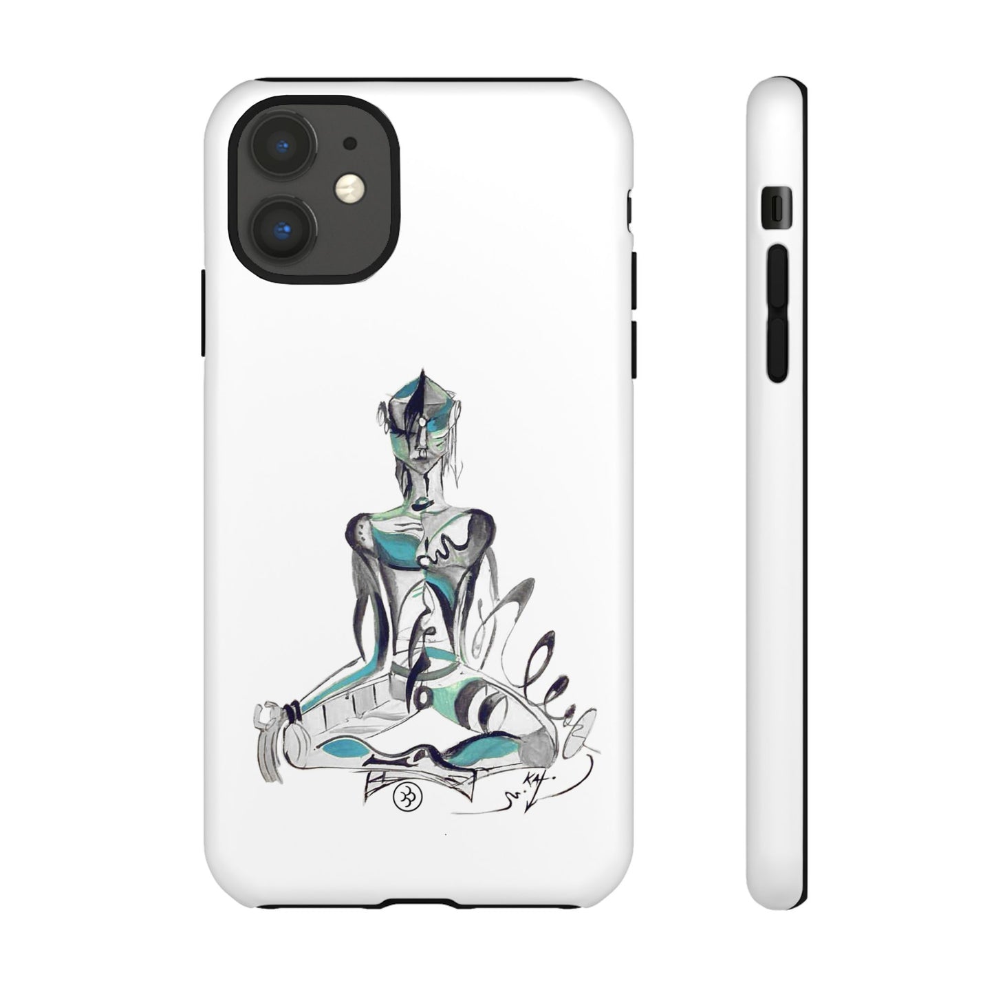 Blue Mediman Phone Case