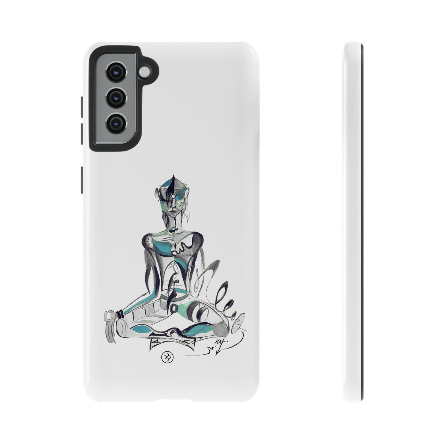 Blue Mediman Phone Case