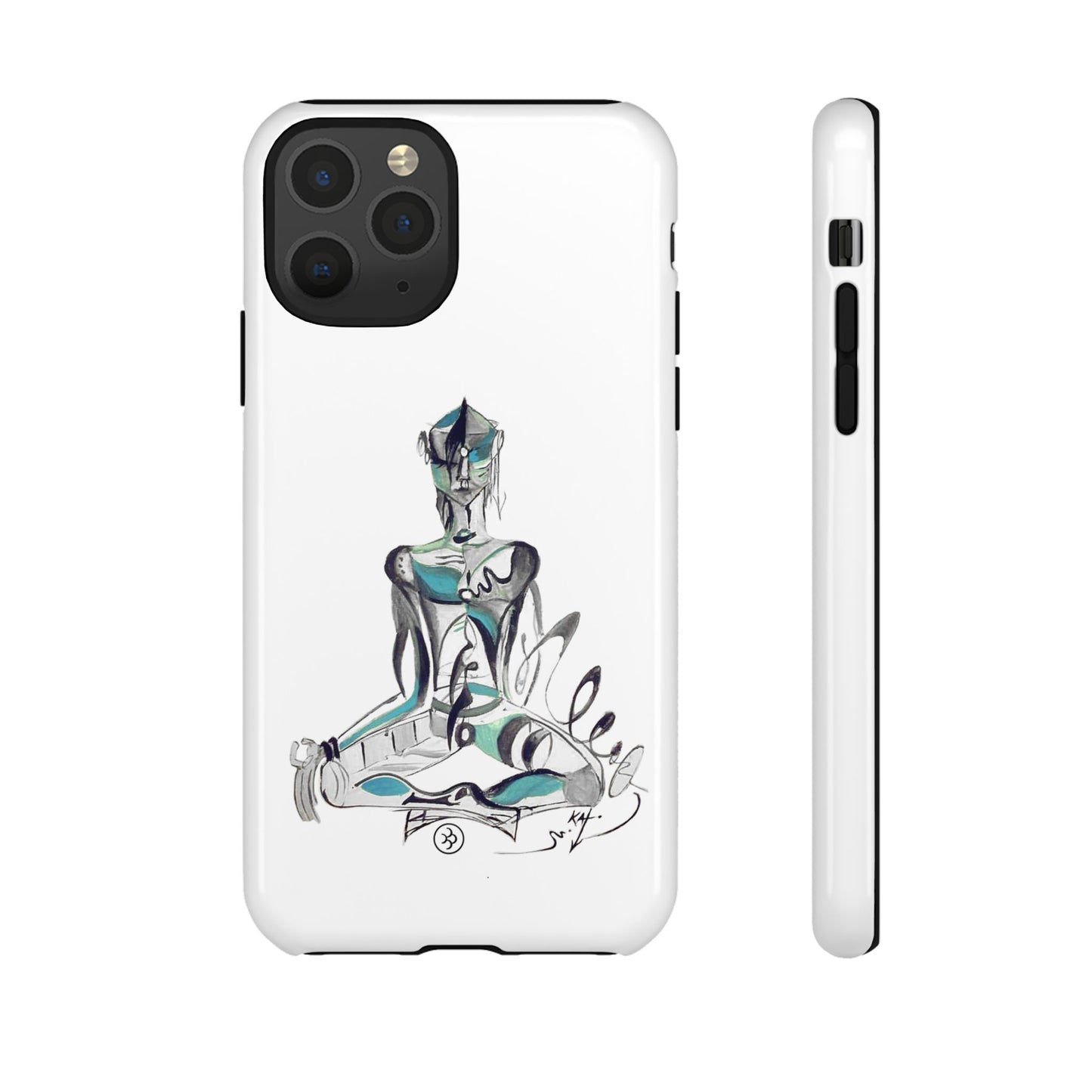 Blue Mediman Phone Case