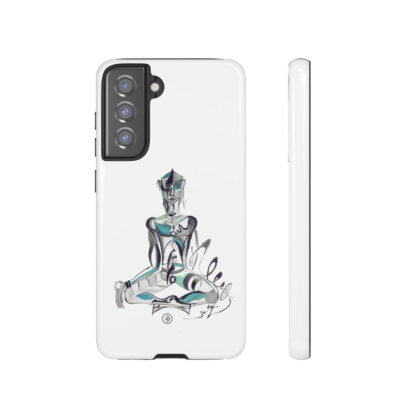 Blue Mediman Phone Case