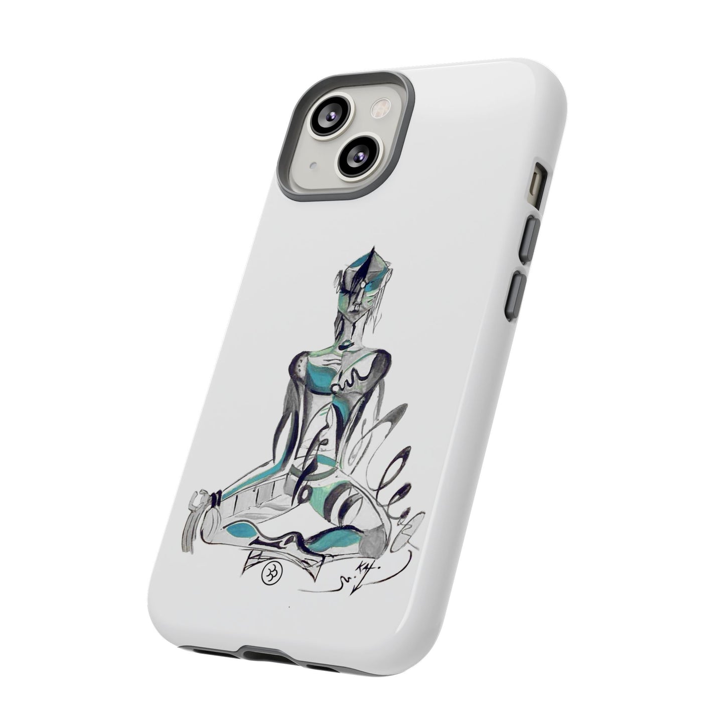 Blue Mediman Phone Case