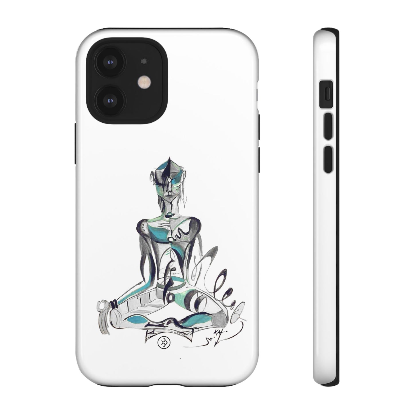 Blue Mediman Phone Case