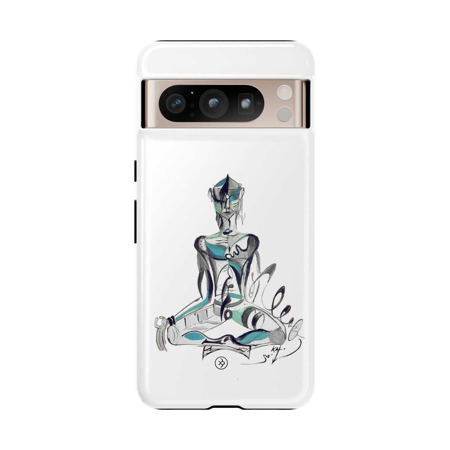 Blue Mediman Phone Case