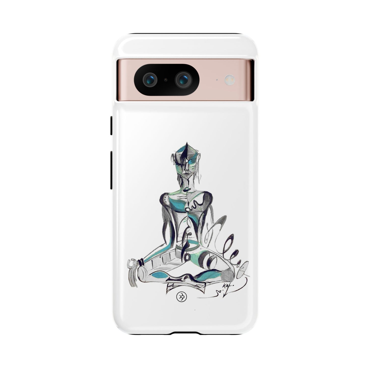 Blue Mediman Phone Case