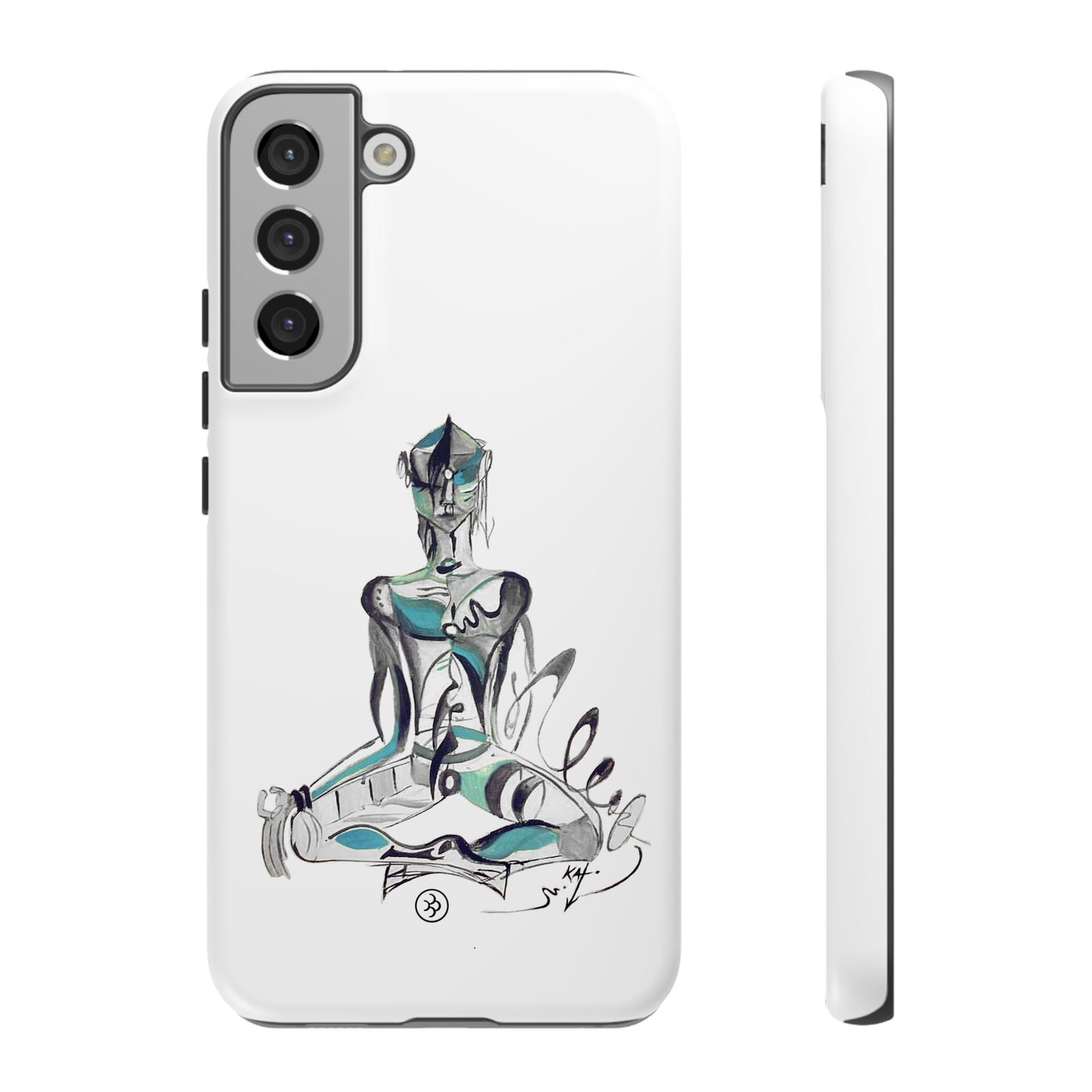 Blue Mediman Phone Case