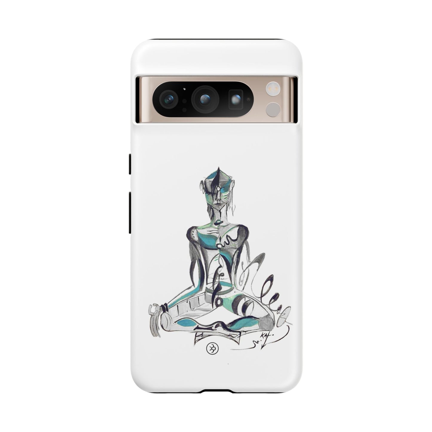 Blue Mediman Phone Case