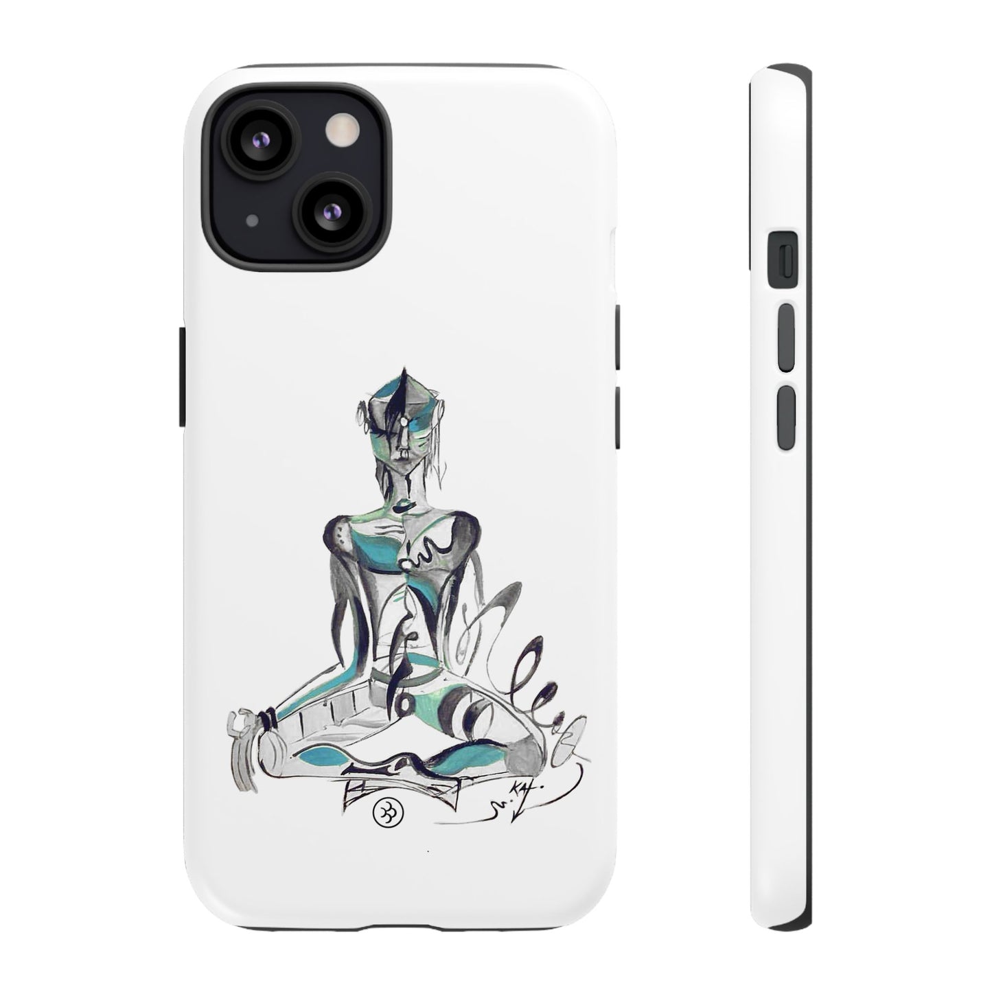 Blue Mediman Phone Case