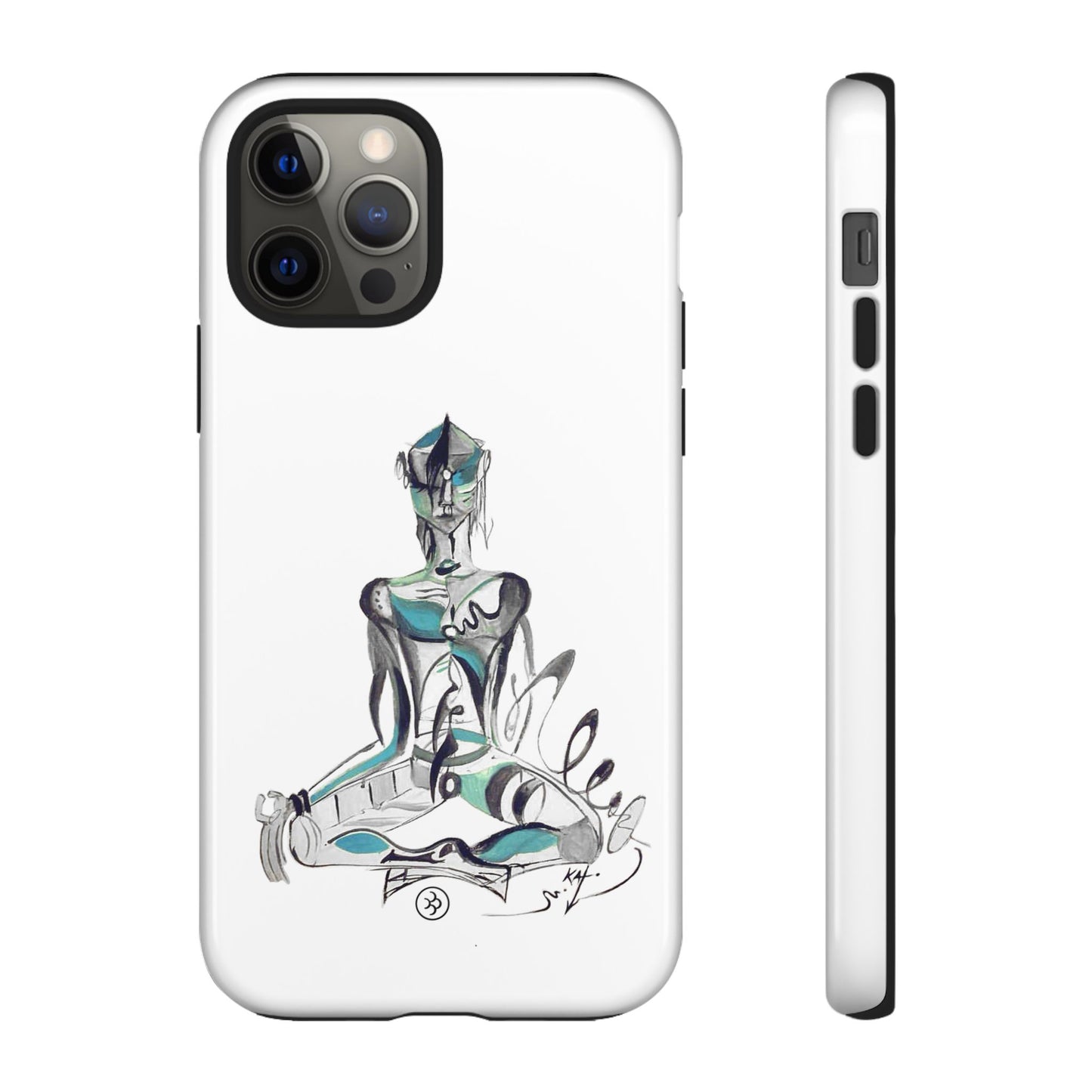 Blue Mediman Phone Case